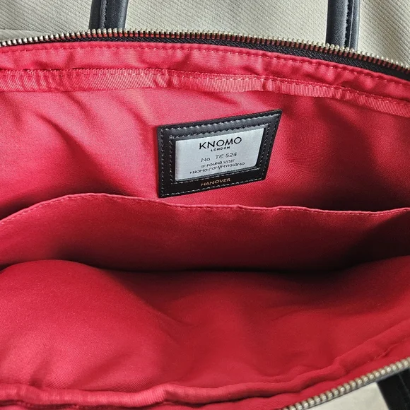 Knomo 14" Black Nylon Laptop Bag - Picture 7 of 10